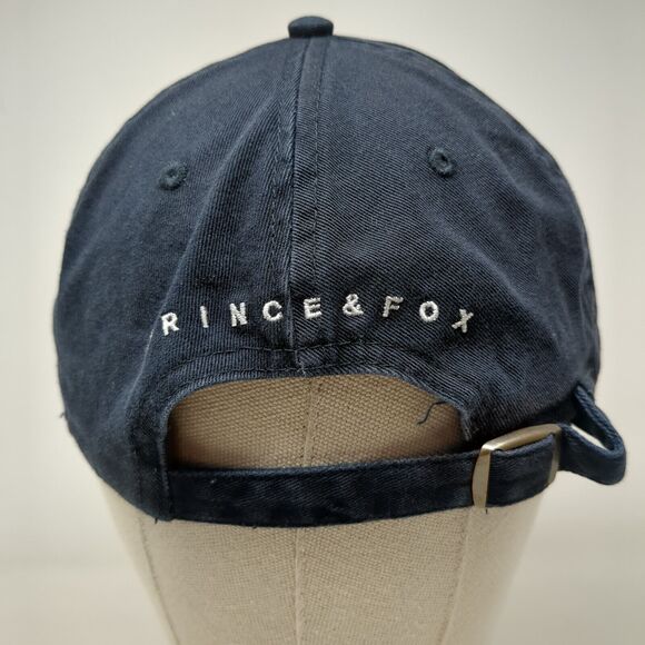 Prince & Fox Slideback Hat Blue One Size Solid Adjustable Embroidered - Picture 7 of 11